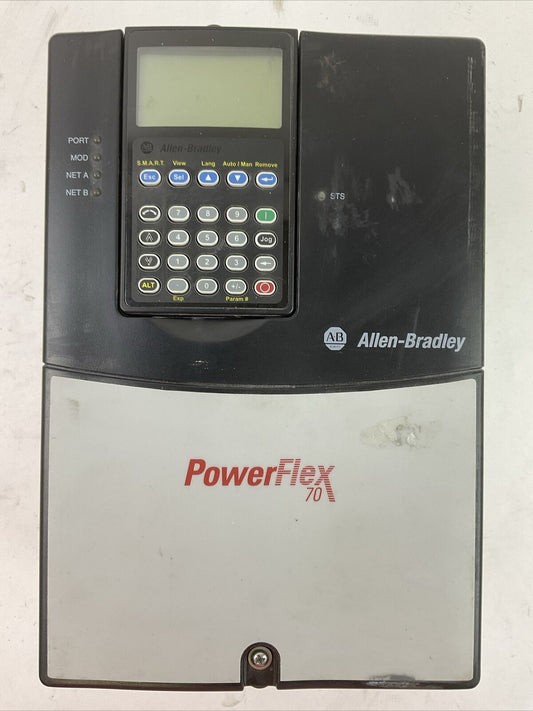 ALLEN BRADLEY 20AD014A3AYNANC0 AC DRIVE SER A FIRMWARE 5.001 20-HIM-A3 FW V6.001