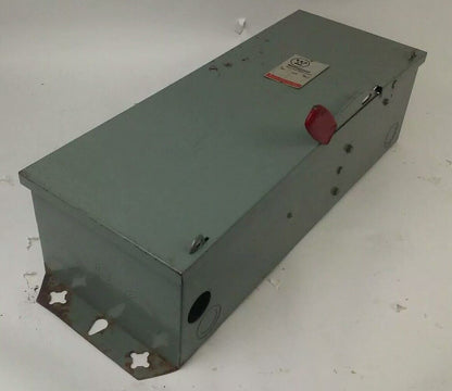 WESTINGHOUSE HFN323 NON FUSIBLE SAFETY SWITCH 100A 240V 3PH 30HP TYPE 1 INDOOR