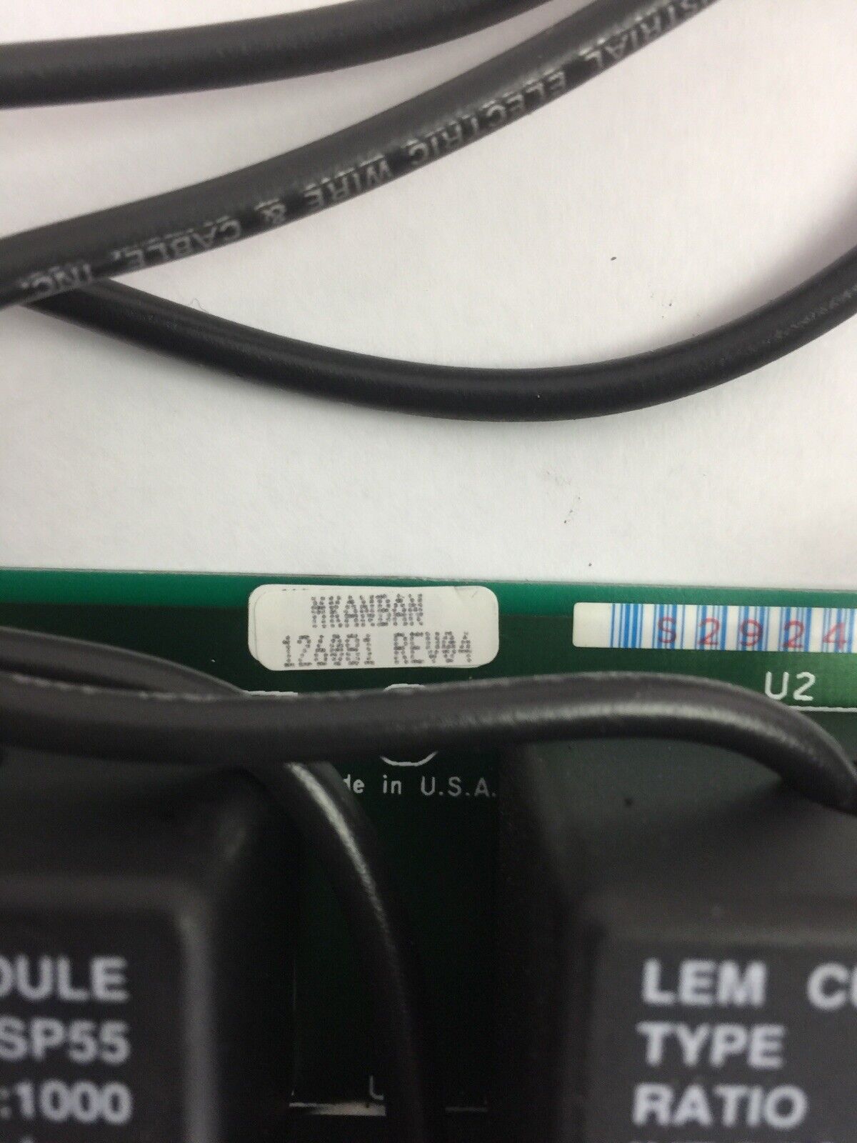 ALLEN BRADLEY 124311 LEM MODULE BOARD REV 01 126081 REV 04