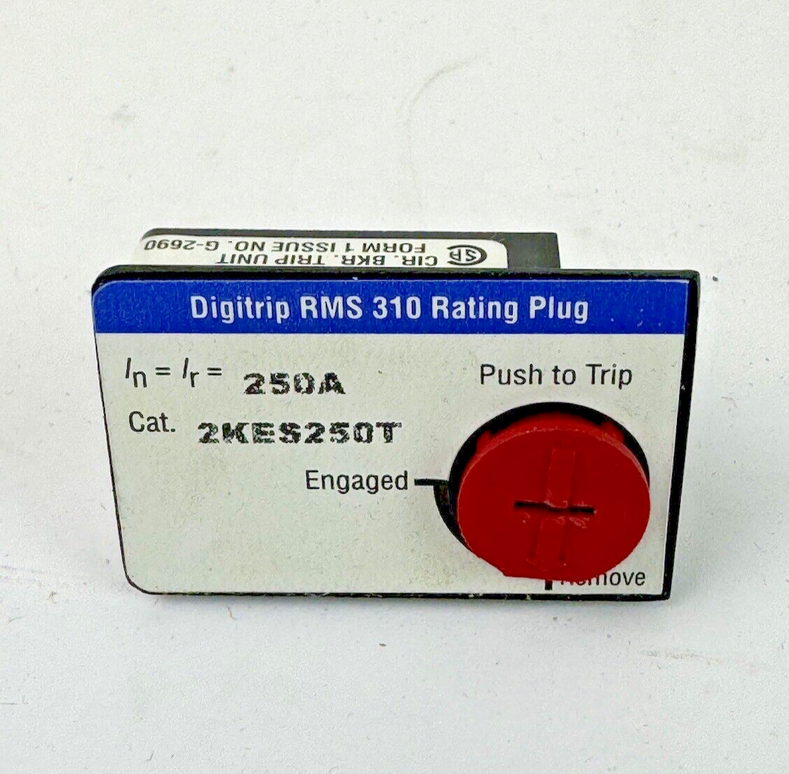 EATON / CUTLER-HAMMER - 2KES250T -  DIGITRIP RMS 310 RATING PLUG - 250 AMP