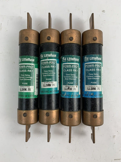 Littelfuse Powr-Pro LLSRK70 70A 600V Fuse "Lot of 4"