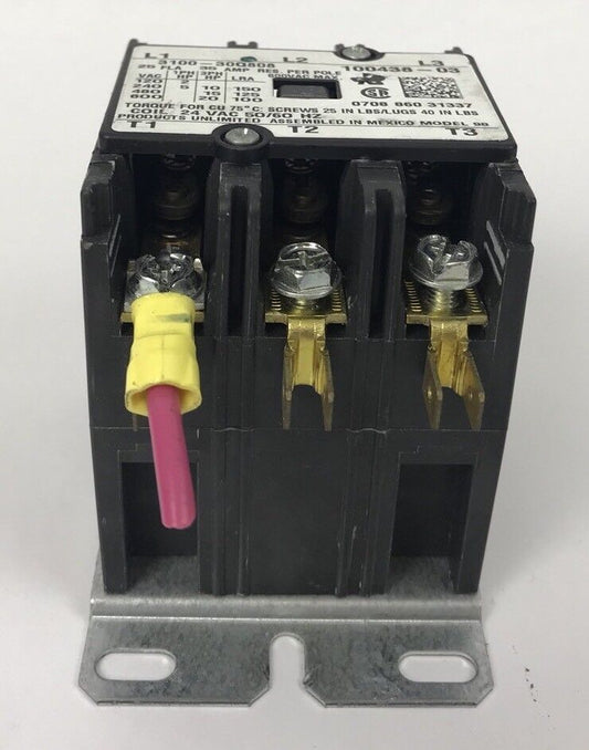 PRODUCTS UNLIMITED 3100-30Q808 35 AMP RES PER POLE 600VAC MAX COIL 24VAC 50/60HZ