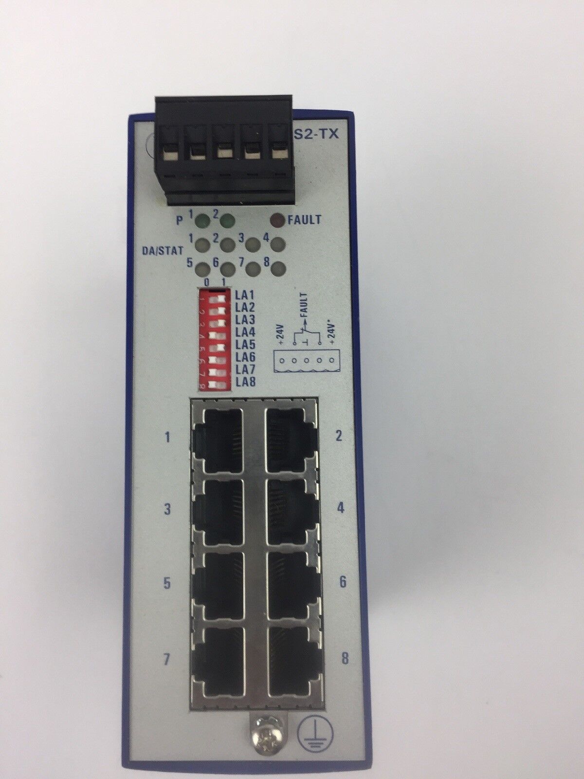 HIRSCHMANN RS2-TX RAIL SWITCH ETHERNET 24VDC 8 PORT