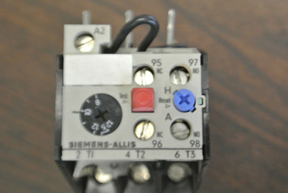 SIEMENS -ALLIS OLR1250CS1 OVERLOAD RELAY 8.0-12.5A