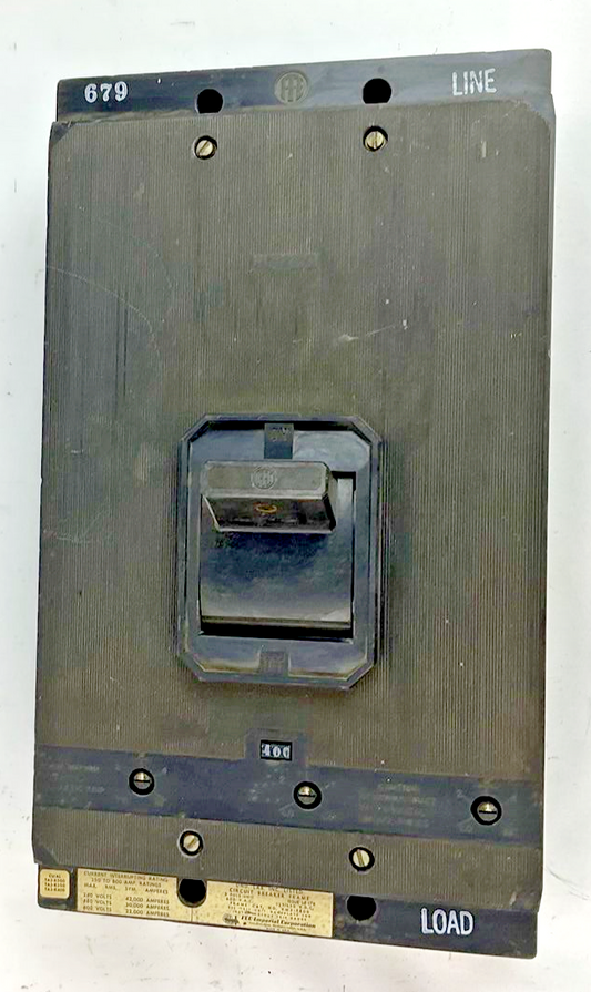 ITE KM3-F800 CIRCUIT BREAKER 400A 600VAC 125/250VDC 3POLE