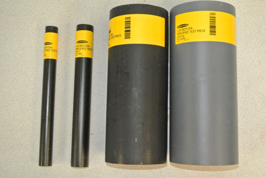 BANNER SPECIFIED TEST PIECES / LOT of 4 -- .75", 1.00", 3.25", 3.50" DIAMETERS