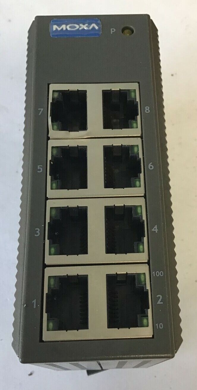 MOXA EDS-208 ETHERNET SWITCH 45VDC 30VAC