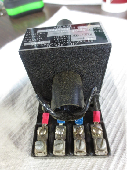 ADAMS & WESTLAKE / ADLAKE 1101-44-302 TIMING RELAY, 30-SECONDS, N.O. NEW SURPLUS