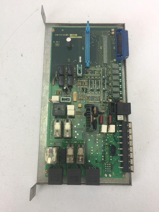 FANUC A16B-1212-0930/06B EMERGENCY STOP CONTROL BOARD W/ MOUNTING BRACKET