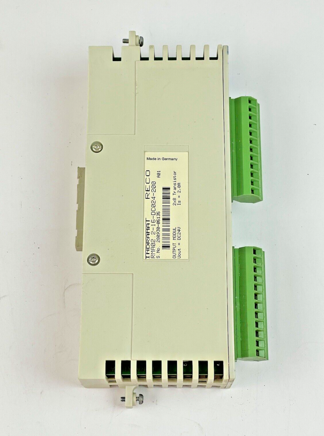 INDRAMAT - REXROTH - RMA02.2-16-DC024-200 - OUTPUT MODULE -2X8 TRANSISTOR