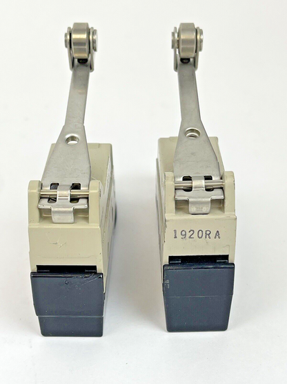 OMRON - SHL-W2155 -**LOT OF 2** - ENCLOSED LIMIT SWITCH - WITH ROLLER ARM