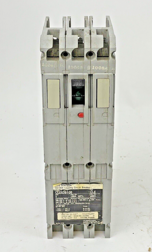 ITE - CLE63B100 - CIRCUIT BREAKER - 100 A, 600 VAC, 3 POLE, TYPE CLE