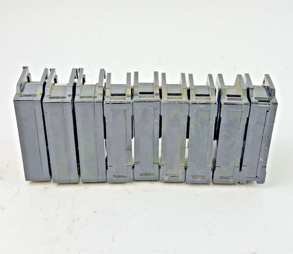 WESTINGHOUSE *LOT OF 9* - QC1015 - CIRCUIT BREAKER 1 POLE/15A/120 VAC -NO SCREWS