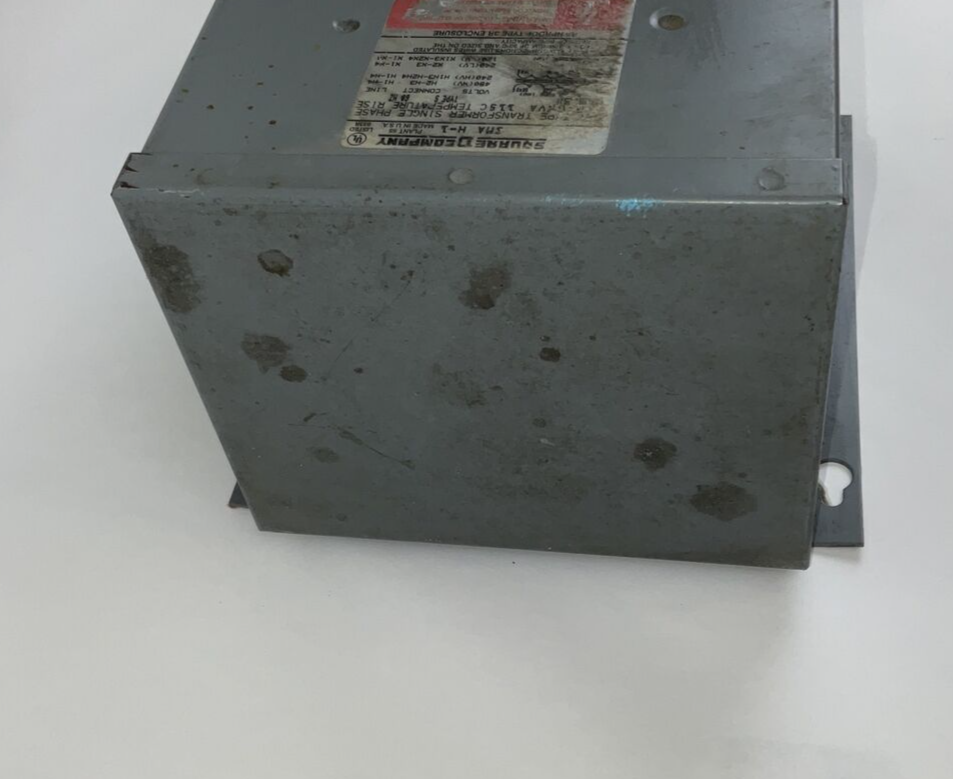 SQUARE D SMA H-1 TRANSFORMER 2KVA 60HZ 480V RAINPROOF TYPE 3R 1PH DRY TYPE