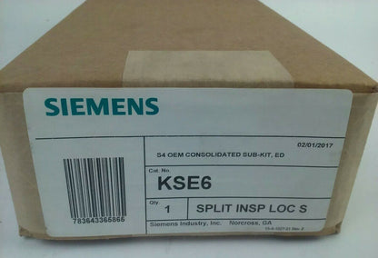 SIEMENS KSE6 S4 OEM CONSILIDATED SUB KIT, ED SPLIT INSP LOC D