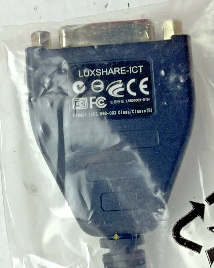 DP/CN-023NVR-74872-360-01MN-A00 LUXSHARE-ICT DISPLAY PORT TO DVI  ***LOTOF5***