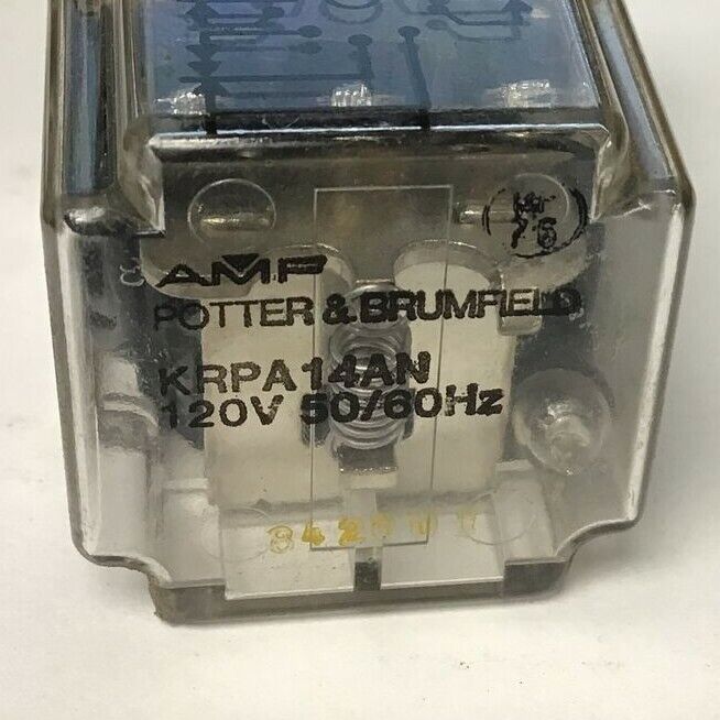 POTTER & BRUMFIELD KRPA14AN RELAY 120V 50/60HZ ***LOTOF3***