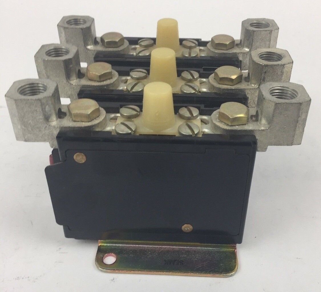 ALLEN BRADLEY 816-DOV16 OVERLOAD RELAY PANEL SIZE 3 RELAYS 3 NEMA OPEN SERIES K