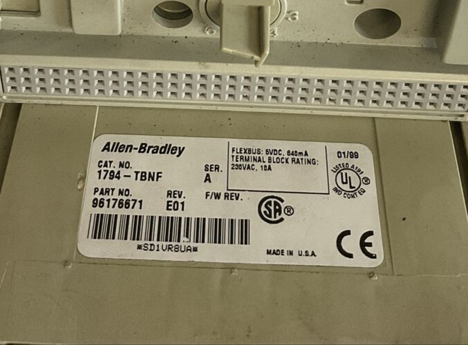 ALLEN BRADLEY 1794-OA8 INPUT 230VAC 10A SER.A 5VDC 640MA REV.E01