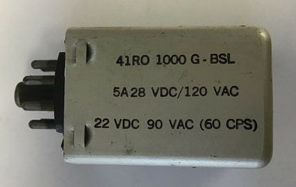 SIGMA 41RO 1000 G-BSL RELAY 5A 28VDC/120VAC