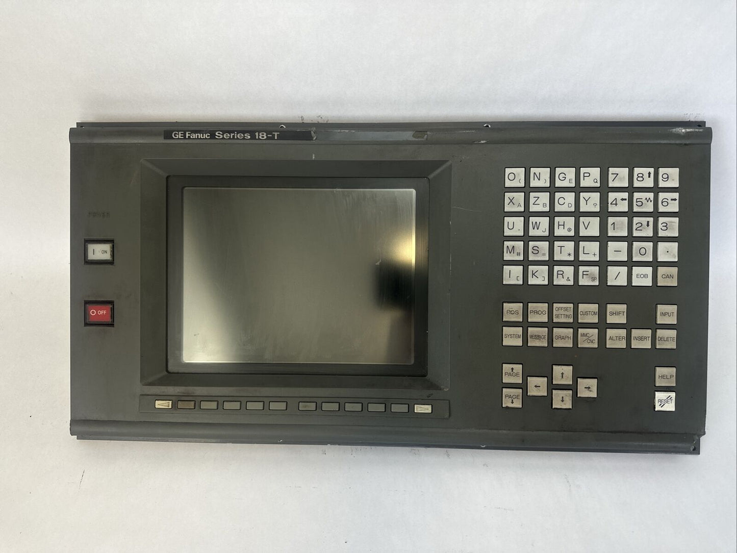 GE FANUC A02B-0200-C061/TBR SERIES 18-T OPERATOR INTERFACE PANEL LCD/MDI UNIT