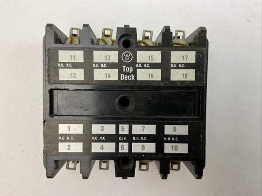 WESTINGHOUSE ARA40 4 POLE ADDER 600VAC 10AMP 766A030G01