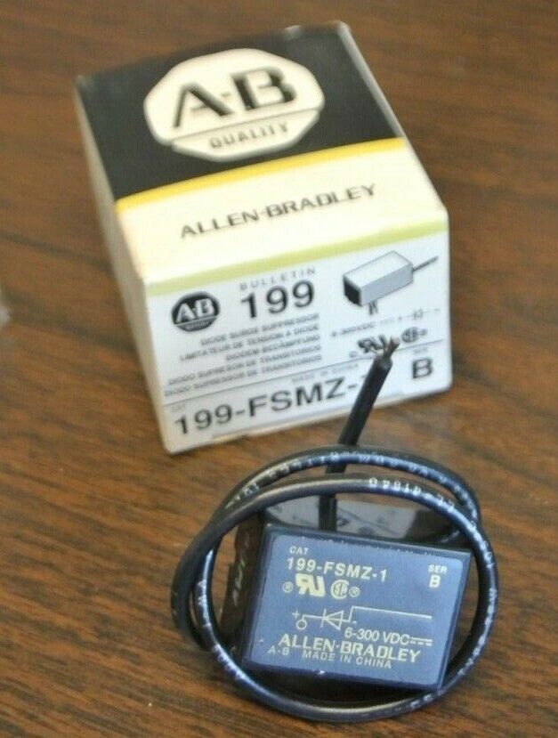 LOT of 3 / ALLEN-BRADLEY 199-FSMZ-1 DIODE SURGE SUPPRESSOR, 6-300VDC NEW SURPLUS