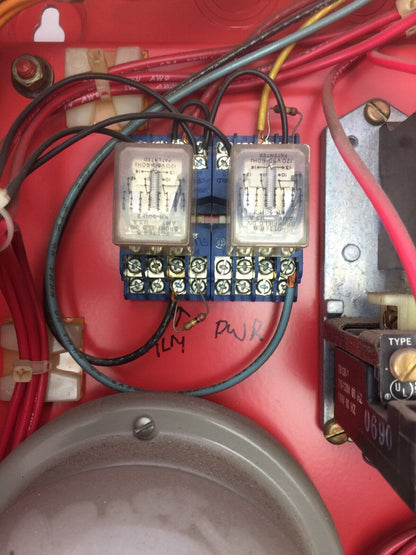 SYLVANIA CLARK CONTROL 10665 FIRE PUMP ALARM PANEL