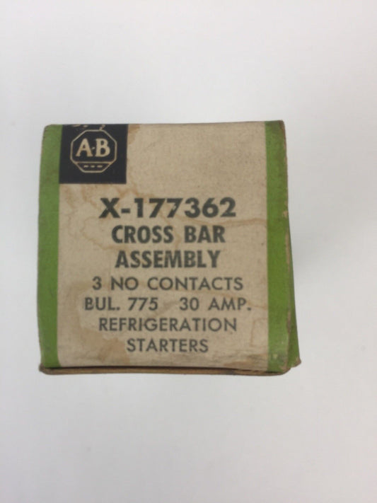 ALLEN BRADLEY X-177362 CROSS BAR ASSEMBLY 3 NO CONTACTS 30 AMP