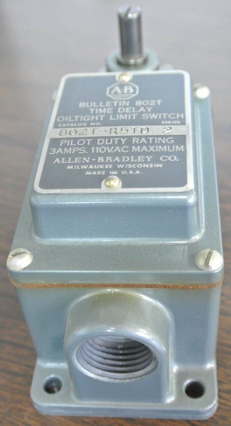 ALLEN-BRADLEY 802T-R5TD Ser. 2 TIME DELAY OILTIGHT LIMIT SWITCH, - NEW SURPLUS