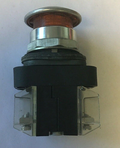 ALLEN BRADLEY 800T-FXQH24AD1 SER.T ORANGE PUSH/PULL BUTTON 24VAC/VDC