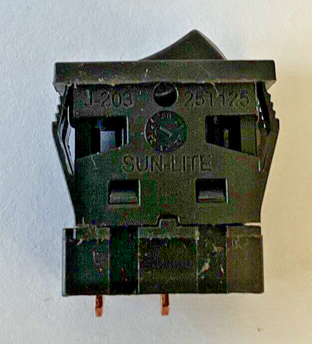 SUN-LITE E143741 RANGE SWITCH 8A 125V J-203 BLACK  ***LOTOF7***