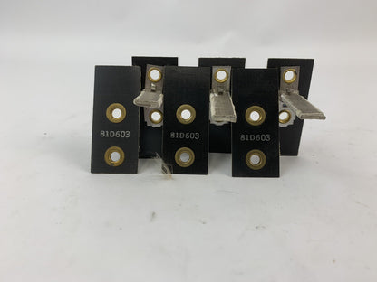 General Electric 81D603 Relay Heaters for Manual & Magnetic Starters "Lot of 6"