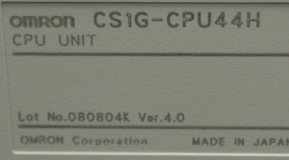 OMRON CS1G-CPU44H PROGRAMMABLE CONTROLLER / CPU + CS1W-SCB41-V1 SERIAL COMM BRD