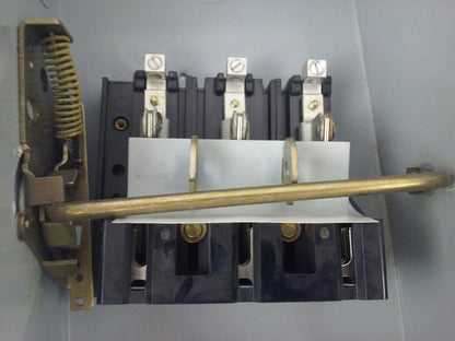 WESTINGHOUSE, HUN362, SAFETY SWITCH, 60A, 600V, 3P, TYPE 1 INDOOR, MISSING PARTS
