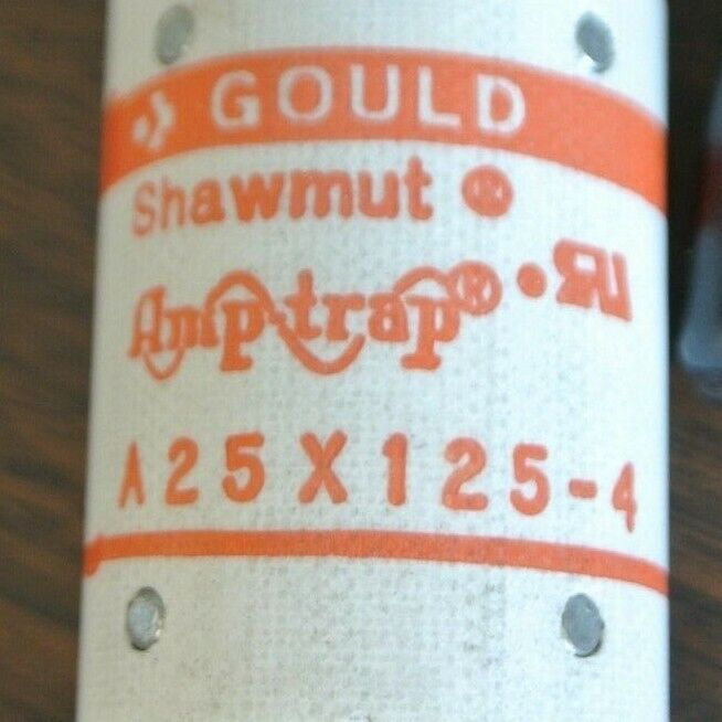 FERRAZ / GOULD SHAWMUT A25X125-4 / RECTIFIER FUSE / 125A / 250VAC / NEW SURPLUS