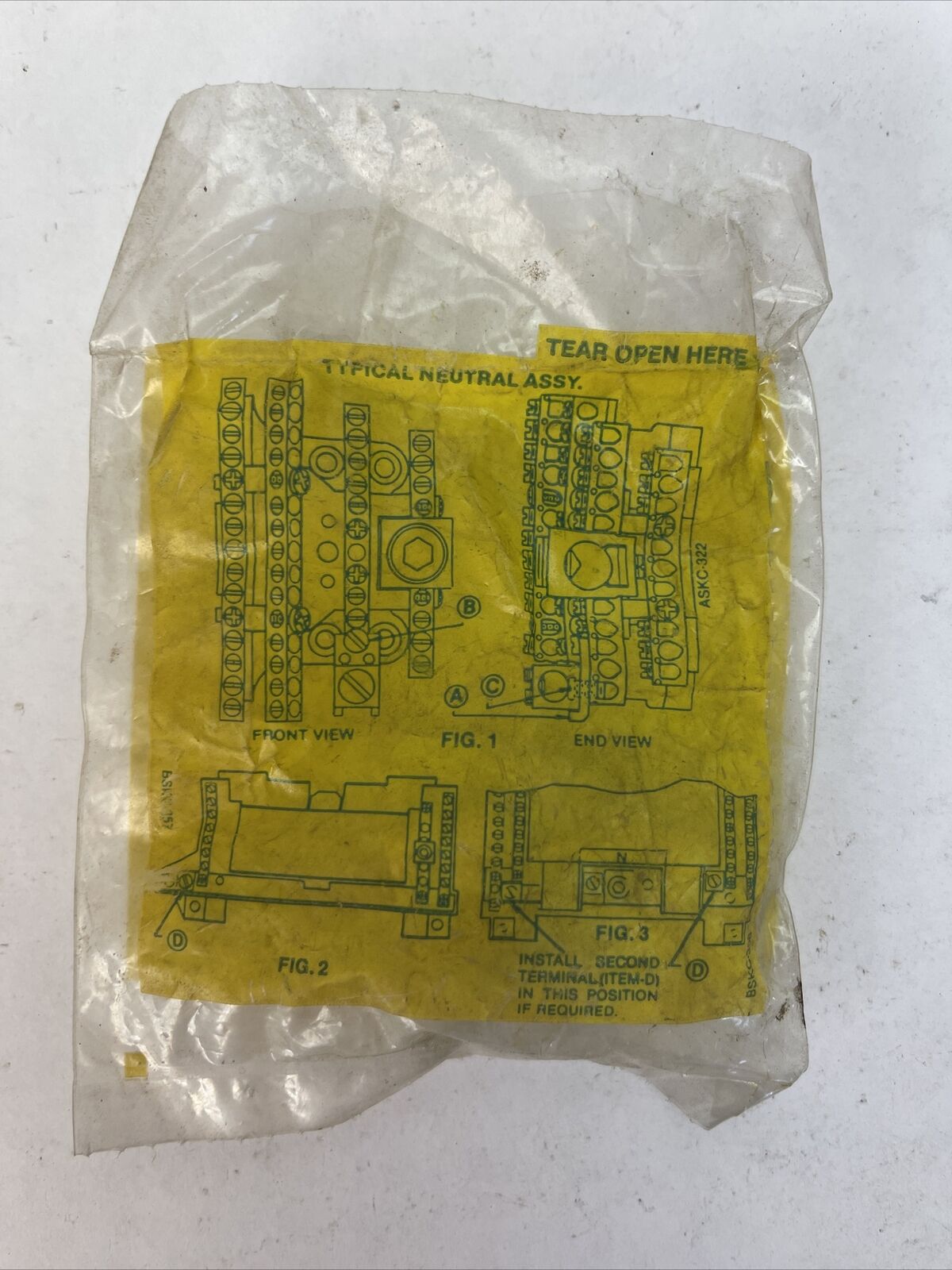 SQUARE D Q1-100AN SERIES 3 NEUTRAL TERMINAL KIT