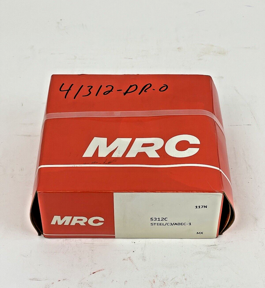 MRC - 5312C - DOUBLE ROW ANGULAR CONTACT BEARING - 30°, Open, ABEC 1, 60mm BORE