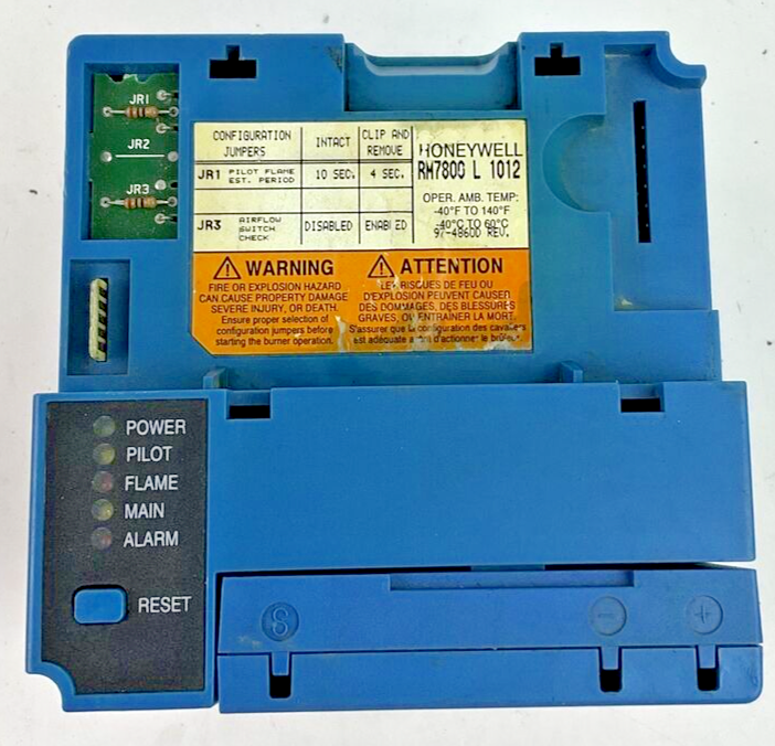 HONEYWELL RM7800L1012 INFRARED FLAME AMPLIFIER BURNER CONTROL
