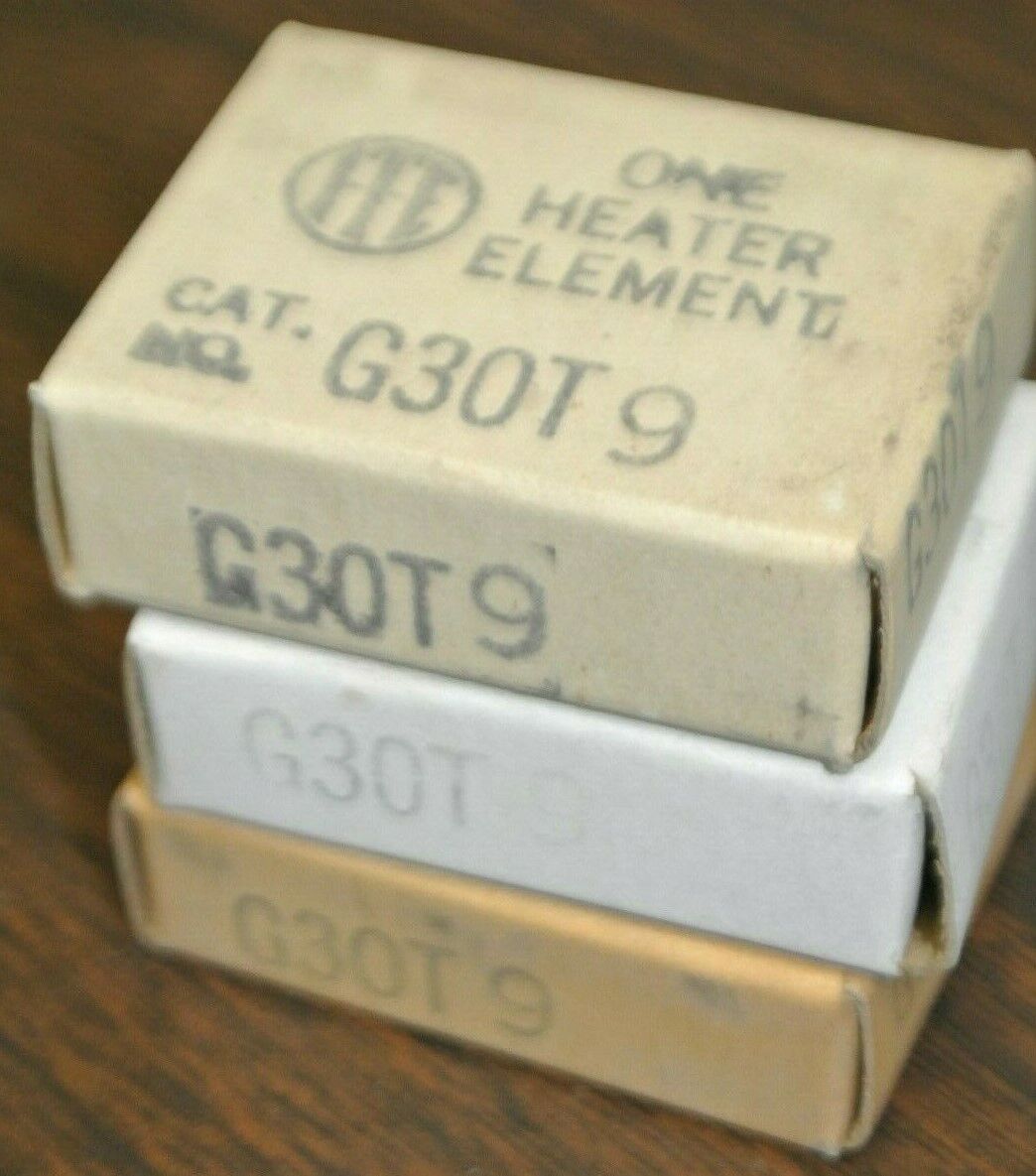 LOT of 3 / I-T-E G30T9 OVERLOAD HEATER ELEMENT / NEW SURPLUS