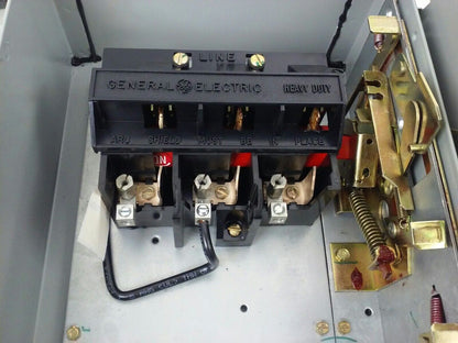 GE THN2261JDC H.D. SAFETY SWITCH 30A,600/250VDC, MODEL 10, TYPE 1,5,12 ENCLOSURE