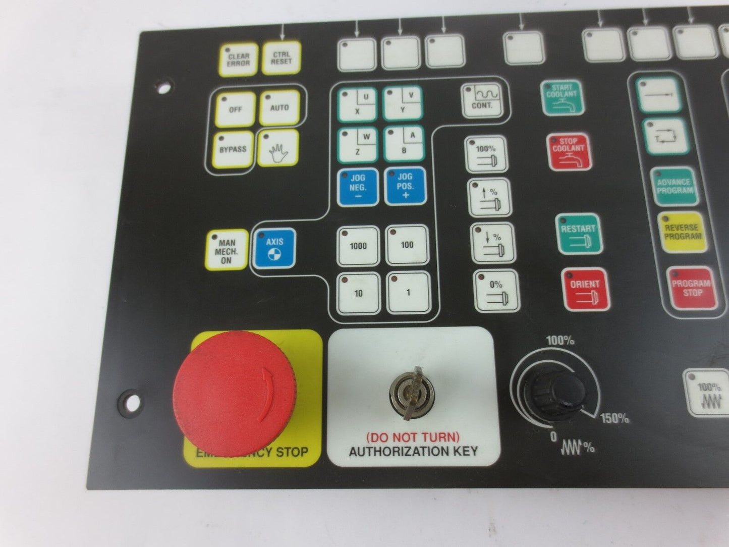 INDRAMAT / REXROTH BTM1.01/00 CONTROL PANEL / OPERATOR INTERFACE w/ E-STOP