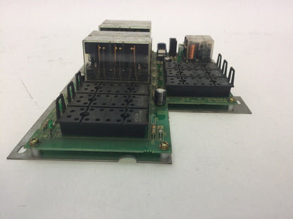 FANUC A20B-9002-0300/02A E STOP RELAY BOARD MISSING RELAYS