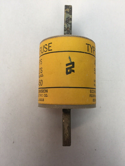 ECONOMY FUSE DIVISION RFV 450 TYPE-RF FUSE 450 AMP 500 VAC