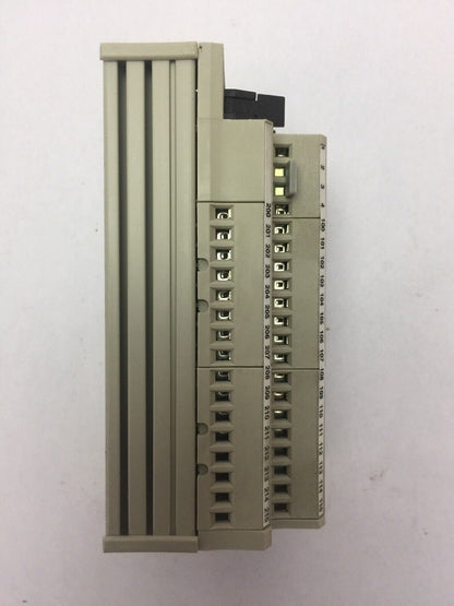TELEMECANIQUE ABE7 H16R21 WIRING BASE W/2T. BLOCK PER CHANNEL (2 DECKS) 30VDC