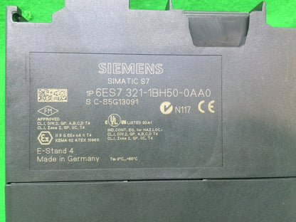 SIEMENS 6ES7 321-1BH50-0AA0 SIMATIC S7 INPUT MODULE
