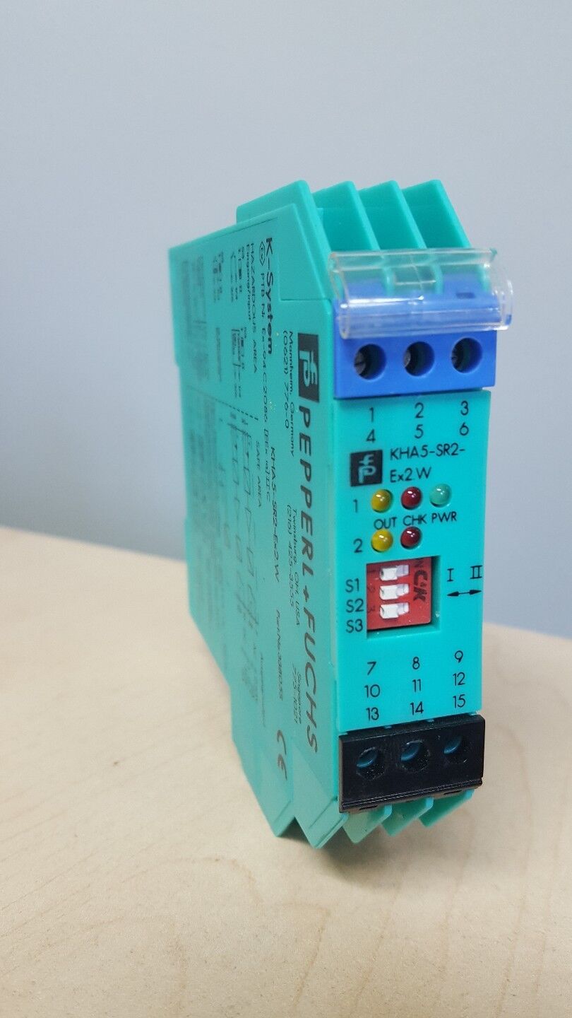 PEPPERL + FUCHS KHA5-SR2-EX2.W AMPLIFIER 110V ISOLATION SWITCHING