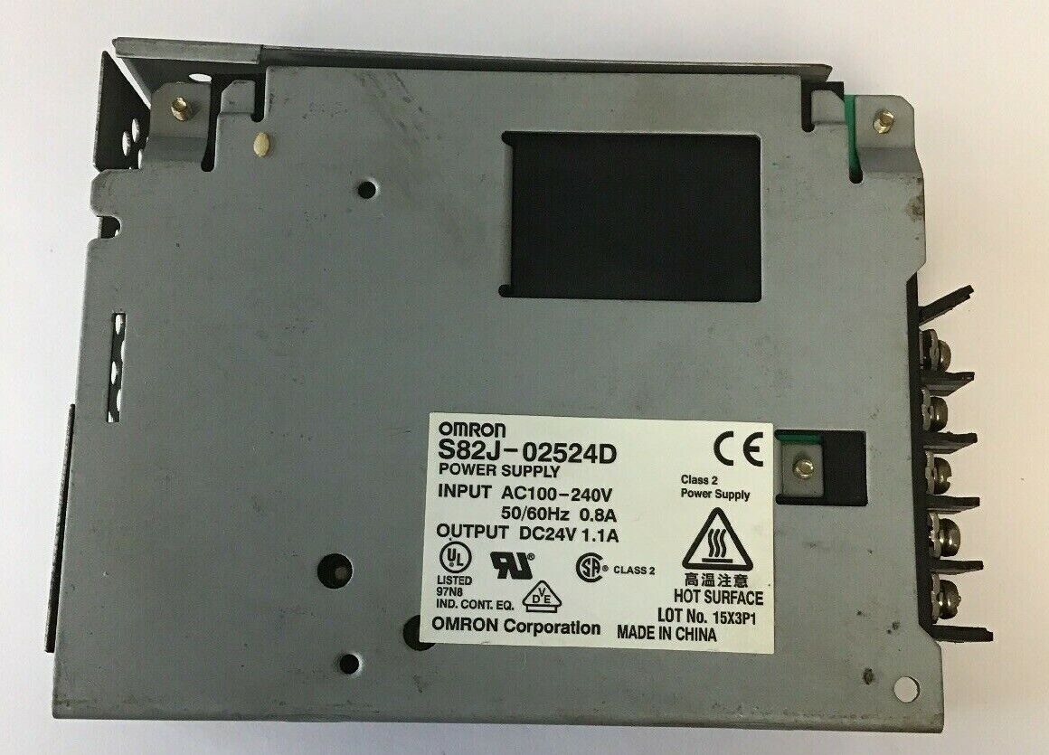 Omron S82J-02524D DC Power Supply 24 VDC 1.1A (BROKEN PLASTIC)