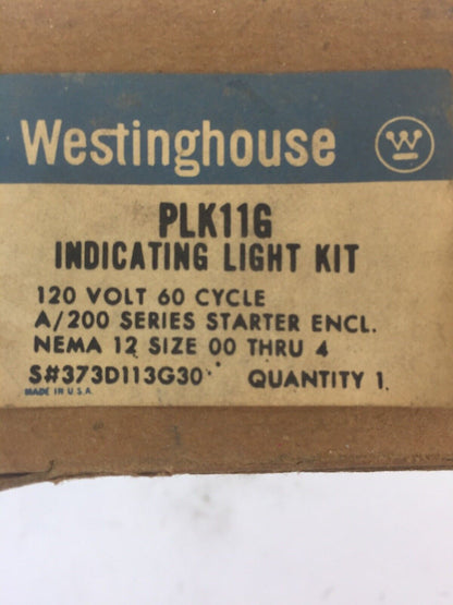 WESTINGHOUSE PLK11G INDICATING LIGHT KIT 120V 60CY