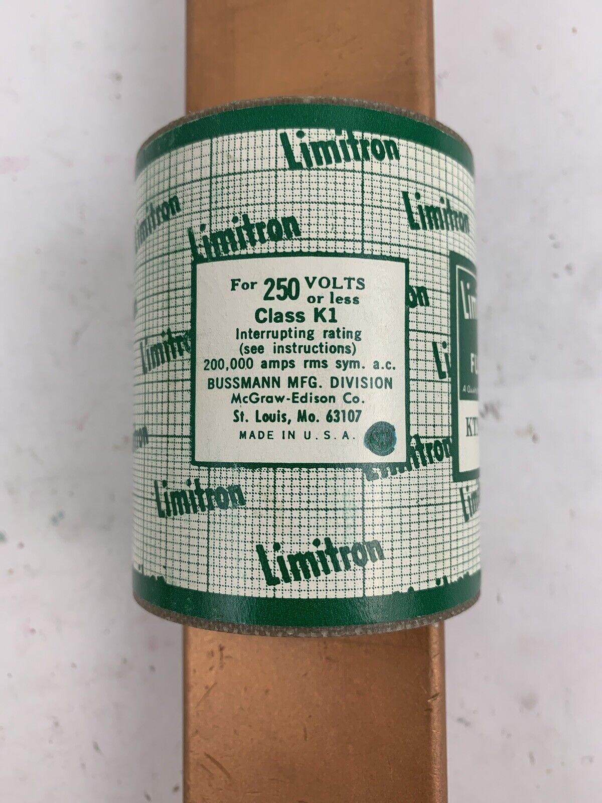 Bussmann Limitron KTN500 500A 250V Fuse